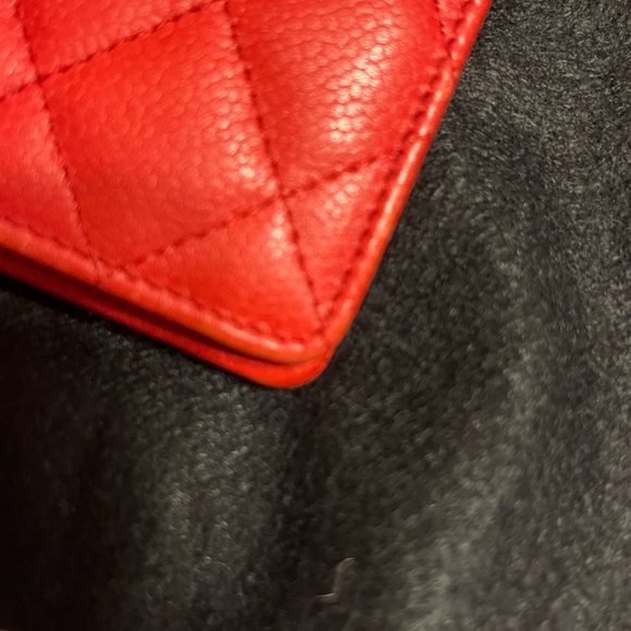 CHANEL QUILTED LEATHER WALLET COA BOX CLOTH - Picture 11 of 16